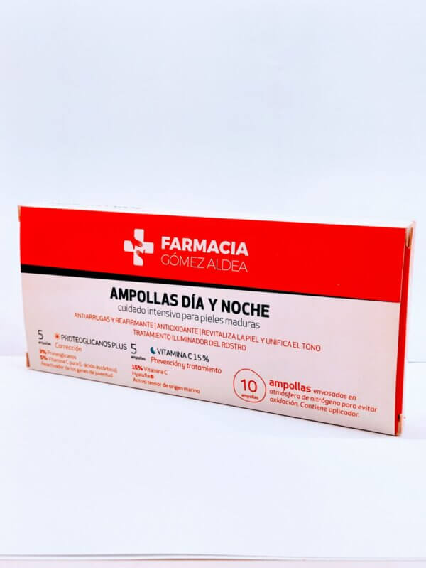 Ampollas Día y Noche Antiarrugas y reafirmante 10 amp